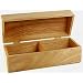 Double-File Wooden Recipe Box