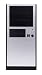 Antec Nsk-4400 Mini Tower Case, Black/silver