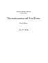 Student Solutions Manual for Thermodynamics and Heat Power