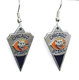Chicago Bears Enameled Pewter NFL Earrings