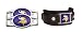Minnesota Vikings Leather Cuff Bracelet/Shoe Thingz Charm Package