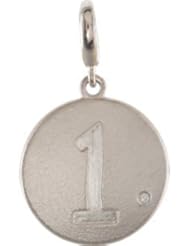 Numeric Disc Charm with Accent 1 85542