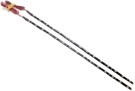 2X 12" YELLOW 30 PCS SIDE SHINE LED LIGHT STRIPS INTERIOR EXTERIOR