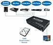 New Command Comm. 5PORT HDMI Smartswitch 5 Ports Add Up To Three HDMI Sources To Your HDTV
