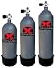 XS Scuba - Steel Cylinders - X-Series 119 - 3442 psi HDG - Scuba and Snorkel Diving