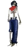 Hanging Skeleton Decoration - Skeleton Cowboy Halloween Decoration