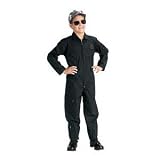 Boy's Flight Coverall - Black