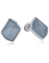 Kenneth Cole New York "Urban Smoke" Geometric Faceted Stud Earrings
