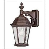 Savoy House Wall Mount Lantern with Walnut Patina Finish
