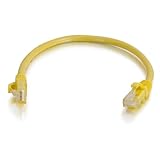 C2G / Cables to Go 27192 Cat6 Snagless Unshielded (UTP) Network Patch Cable Yellow (7 Feet/2.13 Meters)
