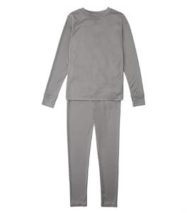 ClimateSmart Boys Long Sleeve Crew Neck and Pant - 2 PC Set-Grey, XL