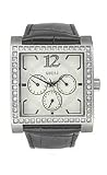 Guess Leather Collection Black Strap White Dial Women's Watch #U10064L2