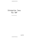 Enterprise Java for SAP (Books for Professionals by Professionals)