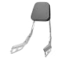 Honda VTX 1300C 1800C High Quality Chrome Backrest / Sissy Bar with Leather Pad Back Rest Seat Metric Cruisers Motorcycle