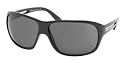 Prada PR22IS Gloss Black/Grey Sunglasses (PR22IS-1AB1A1-63-12-130)