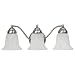 Capital 1363MN-117 Traditional / Classic Nickel Bath & Vanity Light