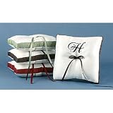 Ivory W/cranberry Trim Pillow