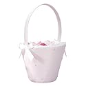 Starlight Flower Girl Basket - White