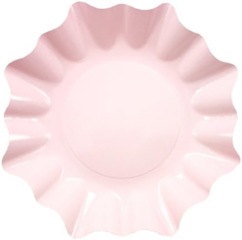 Baby Pink Coordinating Classics Star Serving Plate 11in 8ct