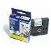 Brother TZ161 1.5in Labeling Tape (26.2ft, Black on Clear) - Retail Packaging
