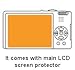 Martin Fields Overlay Plus Screen Protector (Casio EX-TR60 / EX-TR50) - Includes Camera Lens Protector