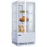 Curved Door Display Refrigerator 86 litre.