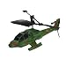 Cobra RC Mini Combat Apache Helicopter with Light, 2 Channel (Colors May Vary)