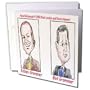 Londons Times Funny Panel Hollywood Cartoons - Kelsey Grammer, Bad Grammar - Greeting Cards-12 Greeting Cards with envelopes