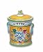 Handmade Fortunata Coffee Canister From Italy