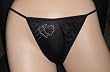 Bikini with Nailheads 2-Hearts Embellishment