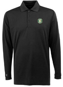 Oakland Athletics Long Sleeve Polo Shirt (Team Color) - X-Large