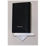 (SH-11 Modern Style set of 4) Home Theater Speaker Shelves, wall or surface mount with only two screws, 5 1 2d x 6w,... by 