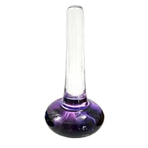 Blown Glass Ring Holder, Purple Color Blown Glass Ring Holder, Purple Color