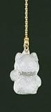 Clear Acrylic Cat Pull Chain