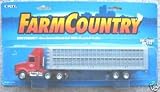 Farm Country WhiteGMC Aero Conventional Cab with Livestock Trailer