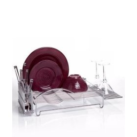 Ultra Chrome Kitchen Dish Rack Set by Amco