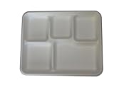 Stalkmarket 5- Compartment American Tray, 500-Count Case