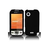 Black Premium Design Snap-On Hard Cover Case for HUAWEI M735 (METROPCS) [WCA602]