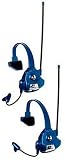 Loud N Clear 2-Channel Headset Walkie Talkies
