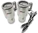 Wagan 2 Pack Stainless Steel Heated Travel Mugs
