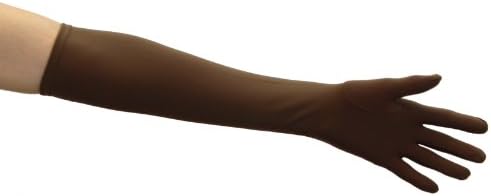 Astoria Extra Matte Spandex Elbow Length Glove in 17 Colors Glove Colors: Stone Brown