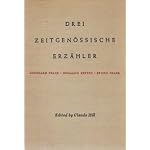 Drei Zeitgen?ssische Erz?hler [Leonard Frank - Hermann Kesten - Bruno Frank] book cover