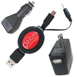 Retractable Synch & Charge USB Travel Kit for Palm Zire 72 / Zire 31