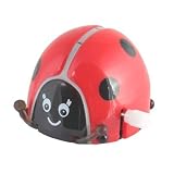 RED LADYBUG Wind Up Toy - They Do Backflips & Spin In Circles!