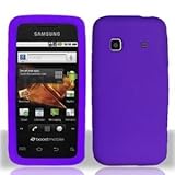 GTMax Soft Silicone Skin Cover Case - Purple for Samsung Galaxy Prevail M82 ....