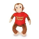 Zoobies Curious George Storytime Pal Stuffed Animal