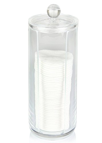 Acrylic cotton round dispenser / facial beauty pad container hold…