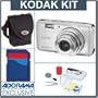 Kodak EasyShare V803 Silver Digital Camera Kit, with 1 GB SD Memory Card, Camera Bag, Professional Lens Cleaning Kit