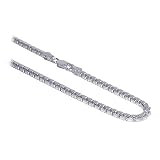 Prominent Sterling Silver 2 MM Italian Box Link Chain 16" 18" 20" 22" 24" 30" Necklace