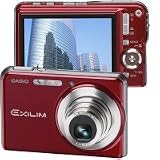 Casio 8 MP Super Slim Dig Camera Red Model EX-S880RDDBC